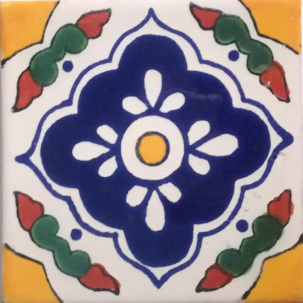 Mexican Talavera Tile – HAD046_MUSTARD