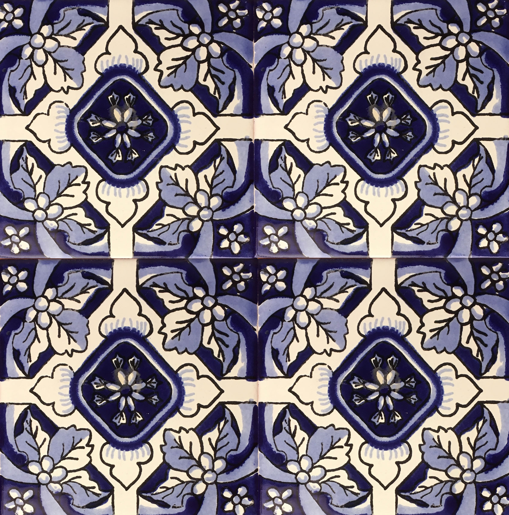 Mexican Talavera Tile - AMT 010 (Anochera) - Image 2
