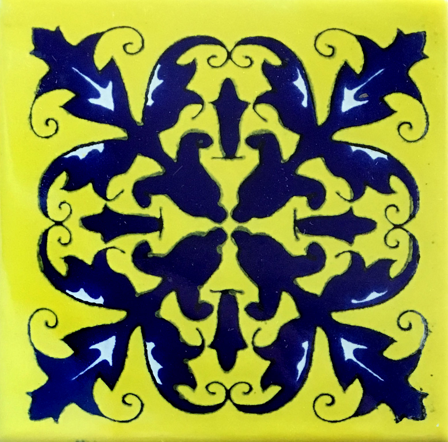 Mexican Talavera Tile - AMT 007